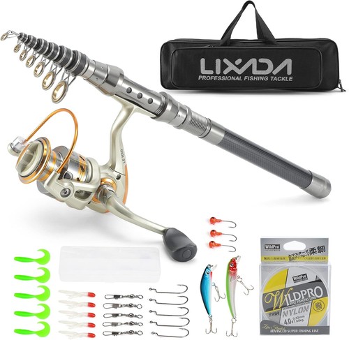Lixada telescopic fishing rod - telescopic,